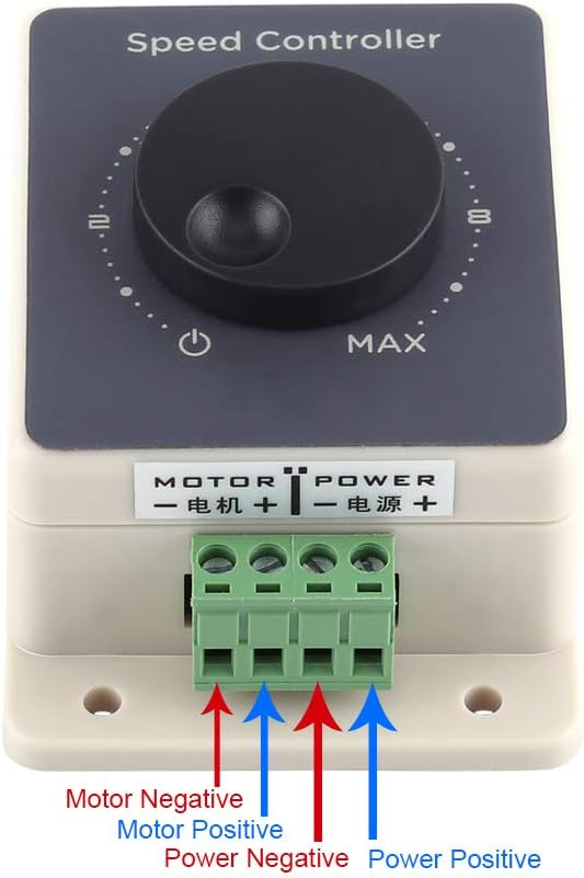 DC Motor Speed PWM Controller 10-60V 10A Adjustable