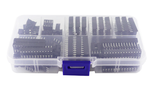 Assorted DIP IC Socket Pack - 66 Pieces