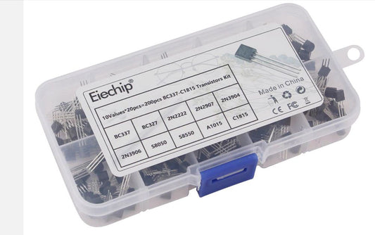 Assorted Transistors 200 Pack
